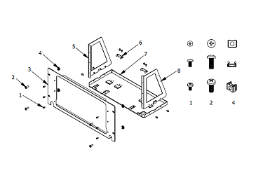 Комплект для установки в стойку Rigol MSO5000-RM